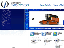 Tablet Screenshot of conceptparadesign.com